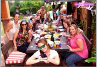 Mobile dinner pack with cheeky butler at private accomodation in Marbella